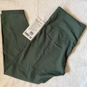NWT Lululemon Wunder Train High-Rise Ribbed Tight 25"
Grey Eucalyptus